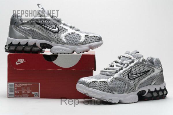 CD3613-001 Nike Spiridon Cage 2 Metallic Silver - Image 2