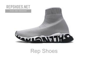 Balenciaga Stretch Mesh High Top Sneaker Grey