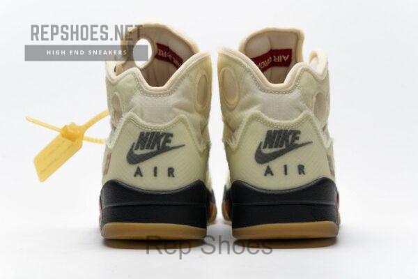 DH8565-100 OFF White x Air Jordan 5 Retro SP Sail - Image 7