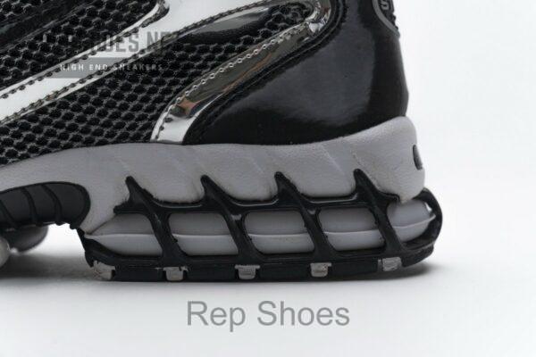 CU1854-001 Stussy x Nike Air Zoom Spiridon Cage 2 Black Silver - Image 12