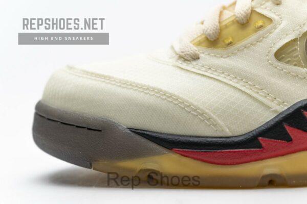 DH8565-100 OFF White x Air Jordan 5 Retro SP Sail - Image 12