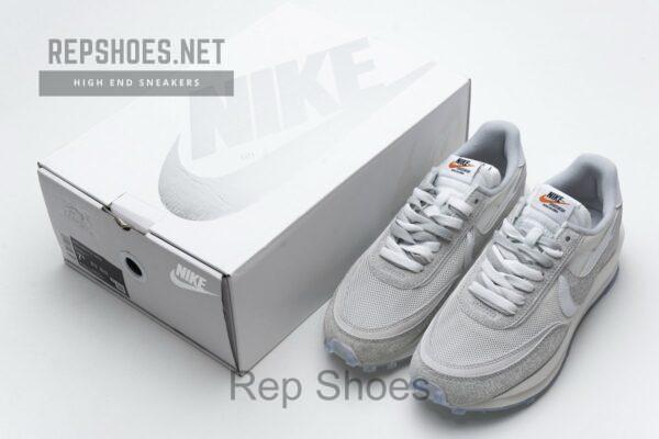 BV5053-100 Sacai x Nike LDWaffle White Bright White - Image 3