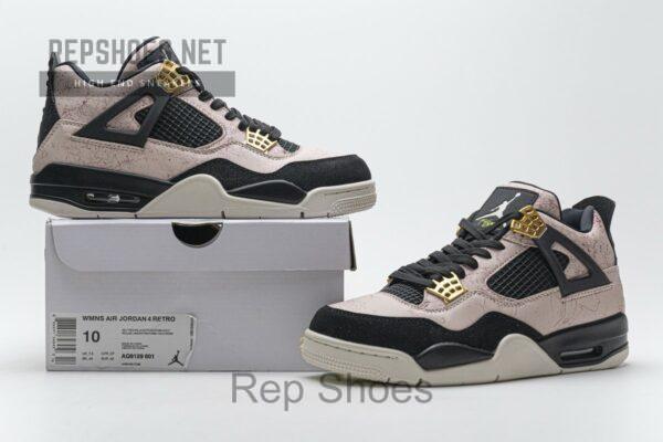 AQ9129-601 WMNS Air Jordan 4 Retro -Silt Red - Image 2