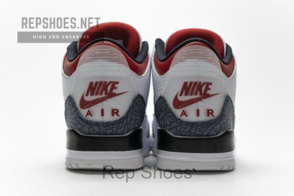 CZ6431-100 Air Jordan 3 Retro Fire Red Denim - Image 7