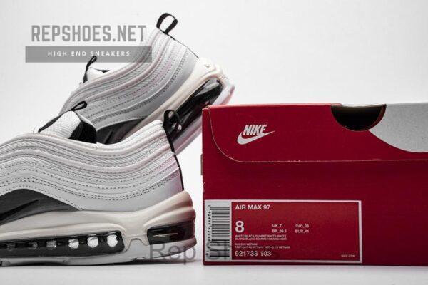 Nike Air Max 97 White Black Silver 921733-103 - Image 3