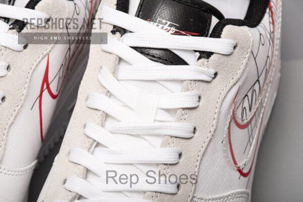 CK9257-100 Nike Air Force 1 '07 LV8 White Black Pure Platinum - Image 2