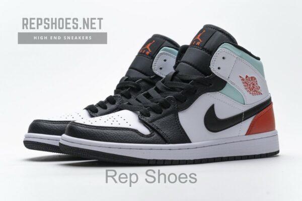 BQ6931-100 Air Jordan 1 Mid GS Black Toe - Image 6