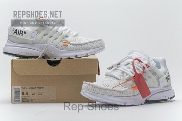 AA3830-100 OFF-WHITE x Nike Air Presto White - Image 2