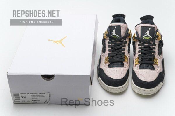 AQ9129-601 WMNS Air Jordan 4 Retro -Silt Red - Image 3