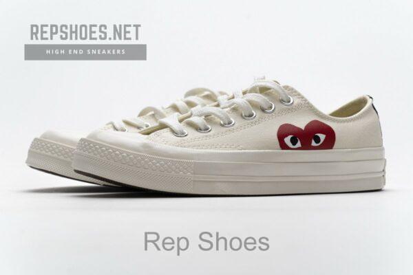 150207C CDG Play x Converse Chuck Taylor All Star 70 OX - Image 6