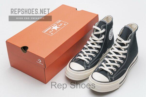 162050C Converse Chuck 70 HI Black Egret - Image 3