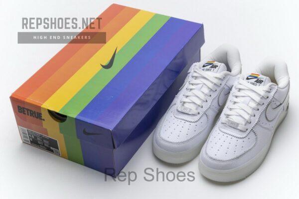 CV0258-100 Nike Air Force 1 Betrue Rainbow Multicolor - Image 2