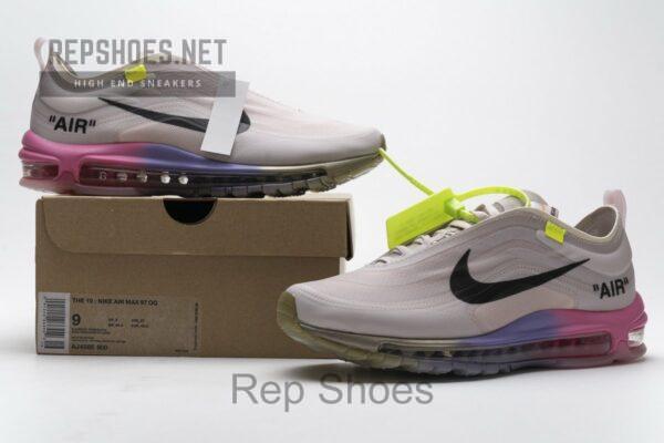 AJ4585-600 Off-White x Nike Air Max 97 Queen - Image 2