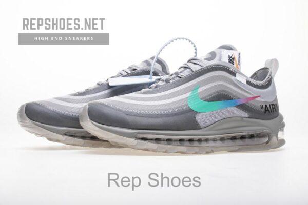 OFF WHITE X Nike Air Max 97 “Wolf Grey Menta” AJ4585-012 - Image 10