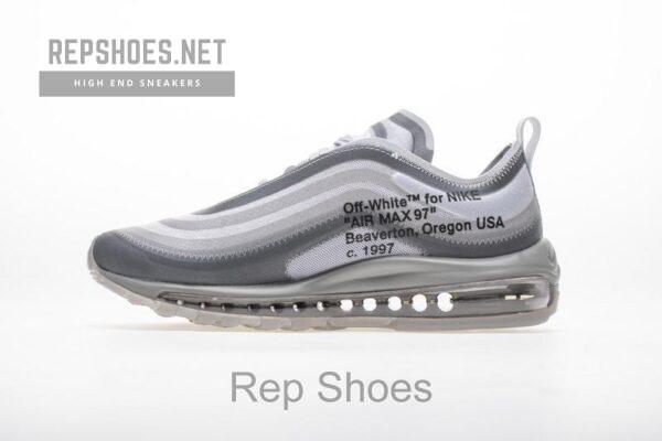 OFF WHITE X Nike Air Max 97 “Wolf Grey Menta” AJ4585-012 - Image 2
