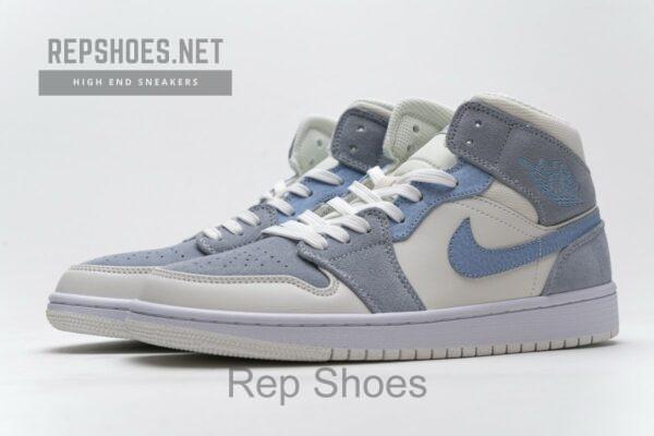 DA4666-100 Air Jordan 1 Mid Celestine Blue - Image 6