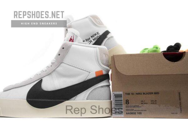 OFF WHITE X Nike Blazer Mid AA3832-100 Grim Reaper - Image 3