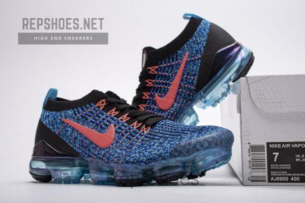 AJ6900-400 Nike Air Vapormax Flyknit 3 Blue Fury - Image 4