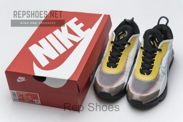 CT1091-100 Nike Air Max 2090 Speed Yellow Aqua - Image 3