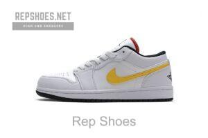CW7009-100 Air Jordan 1 Low White Multi-Color