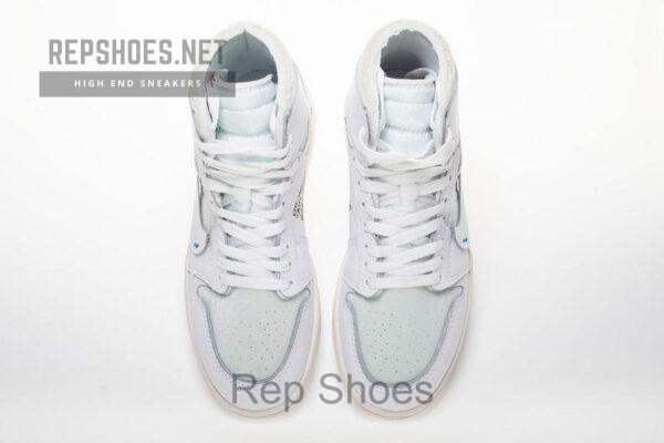 OFF WHITE X Air Jordan 1 AQ0818-100 White - Image 3