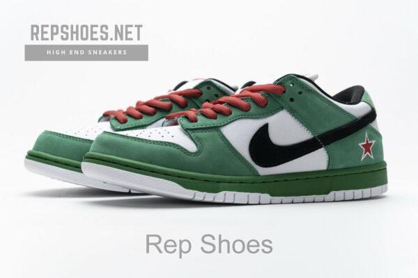 304292 302 Nike SB Dunk Low Pro "Heineken" - Image 2