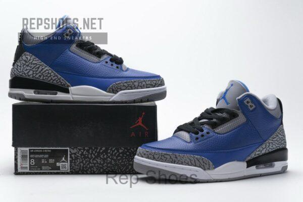 CT8532-400 Air Jordan 3 Retro -Varsity Royal - Image 2