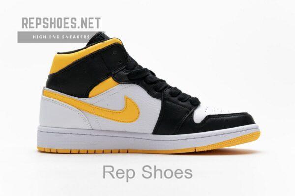 CV5276-107 Air Jordan 1 Mid SE Laser Orange Black - Image 10
