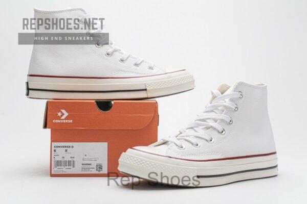 162056C Converse Chuck 70 HI White Garnet Egret - Image 2
