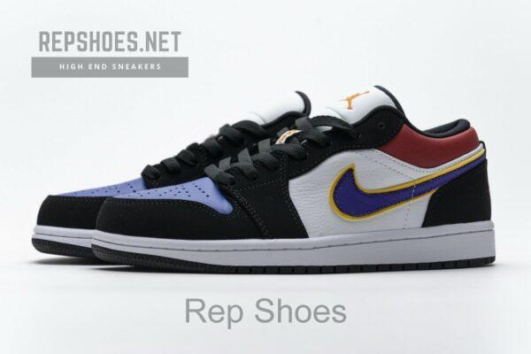 Air Jordan 1 Low Lakers Top 3 CJ9216-051 - Image 6
