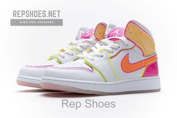 CV4611-100 Air Jordan 1 Mid GS “Edge Glow” - Image 6