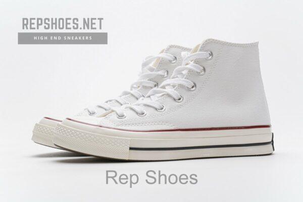 162056C Converse Chuck 70 HI White Garnet Egret - Image 6