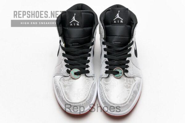 CU2804-100 Edison Chen x Air Jordan 1 Mid Fearless - Image 6