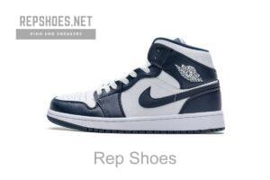 554724-174 Air Jordan 1 Mid Obsidian