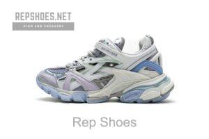568615 W2GN3 9045 Blenciaga Track 2 Sneaker White Light Blue