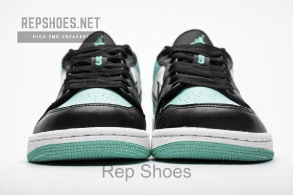 Air Jordan 1 Low Emerald Toe 553558-117 - Image 6