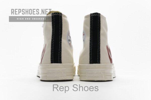 150205C CDG Play x Converse Chuck Taylor All Star 70 High Top - Image 7
