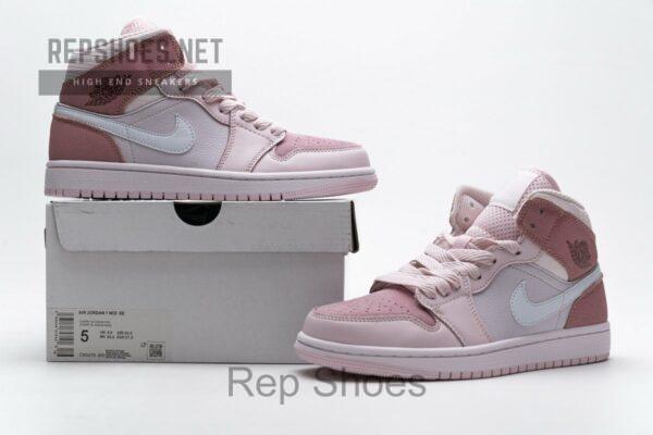 CW5379-600 Air Jordan 1 Mid Digital Pink - Image 3