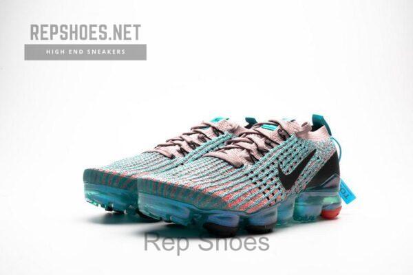 AJ6910-500 Womens Nike Air Vapormax Flyknit 3 South Beach - Image 3