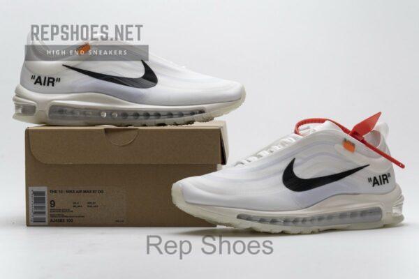 AJ4585-100 Off-White x Nike Air Max 97 All White - Image 2
