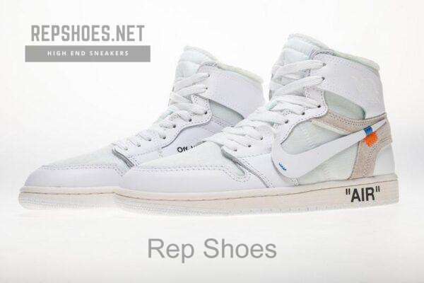 OFF WHITE X Air Jordan 1 AQ0818-100 White - Image 7