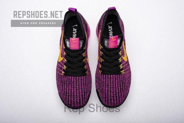 Nike Air VaporMax Flyknit 3.0 2019 Fuchsia Orange Black AJ6910-600 - Image 4