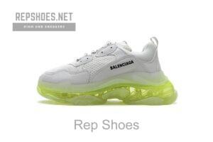 544351 W09E1 1331 Balenciaga Triple S White Green