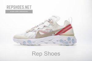 Nike React Element 87 “White Red” AQ1090-100