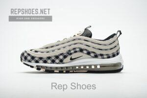 312834-201 Nike Air Max 97 Premium Plaid Light Cream