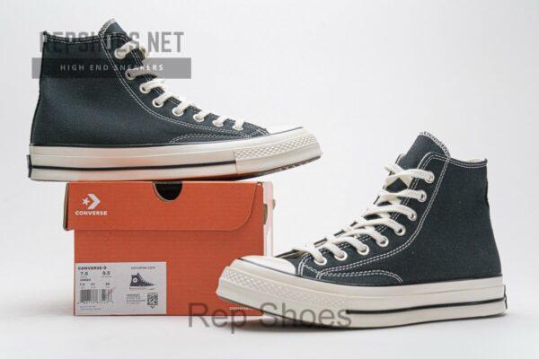 162050C Converse Chuck 70 HI Black Egret - Image 2