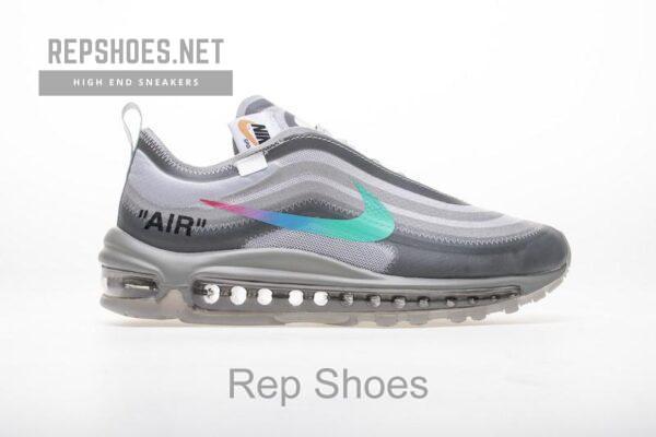 OFF WHITE X Nike Air Max 97 “Wolf Grey Menta” AJ4585-012 - Image 11