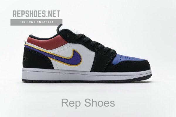 Air Jordan 1 Low Lakers Top 3 CJ9216-051 - Image 8