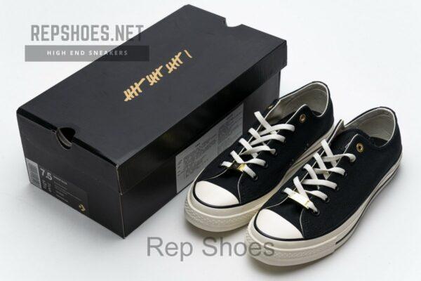 161408C Converse Chuck Taylor All-Star Ox Think 16 Black White - Image 10