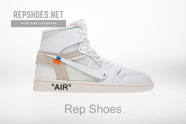 OFF WHITE X Air Jordan 1 AQ0818-100 White - Image 8